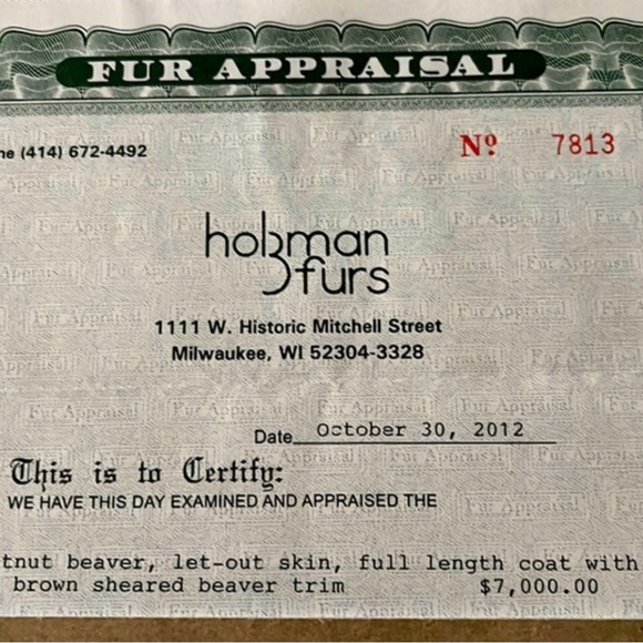 ❣️ HOST PICK❣️Natural Beaver Coat - Picture 4 of 7